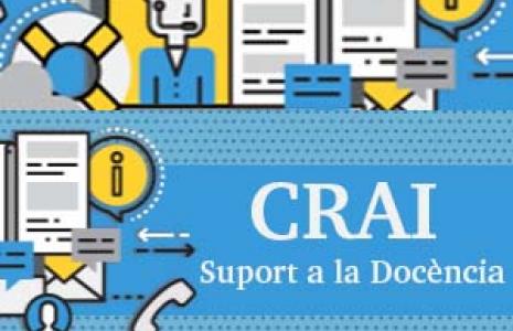 Presentació sobre el suport a la docència i a l'aprenentatge ofert pel CRAI