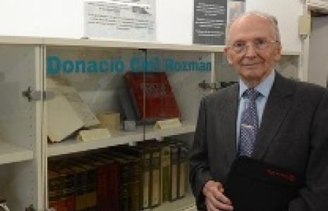 El CRAI Biblioteca del Campus Clínic exhibeix la Donació Ciril Rozman