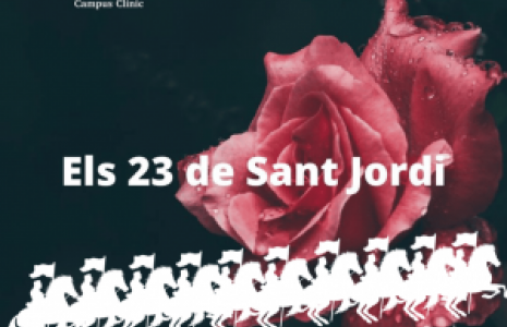 Els 23 de Sant Jordi, recull bibliogràfic al CRAI Biblioteca Campus Clínic