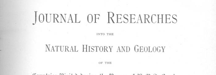 Portada de Journal of the researches...
