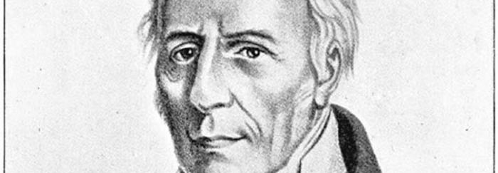 Retrat de Lamarck al frontispici de Philosophie zoologique