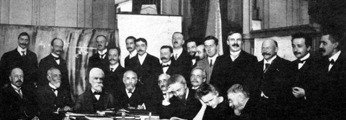 Marie Curie a la primera Conferència Solvay (1911)